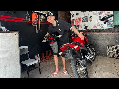 Replacing the rear fender on a CG160