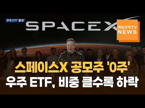 미래에셋 스페이스X 공모주 0주...우주 ETF도 휘청