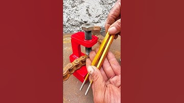 It is so convenient to remove the chain Good tools to share Easy, labor-saving and practical