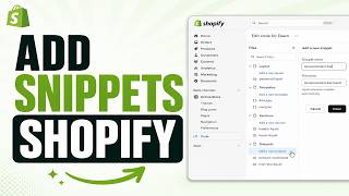 How to Add Snippets in Shopify (Step by Step Guide)