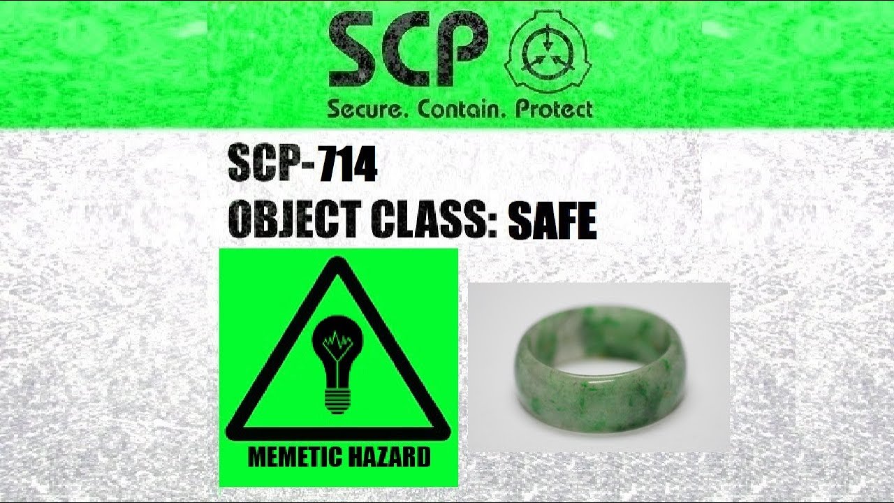 SCP-714 The Jaded Ring  object class safe 