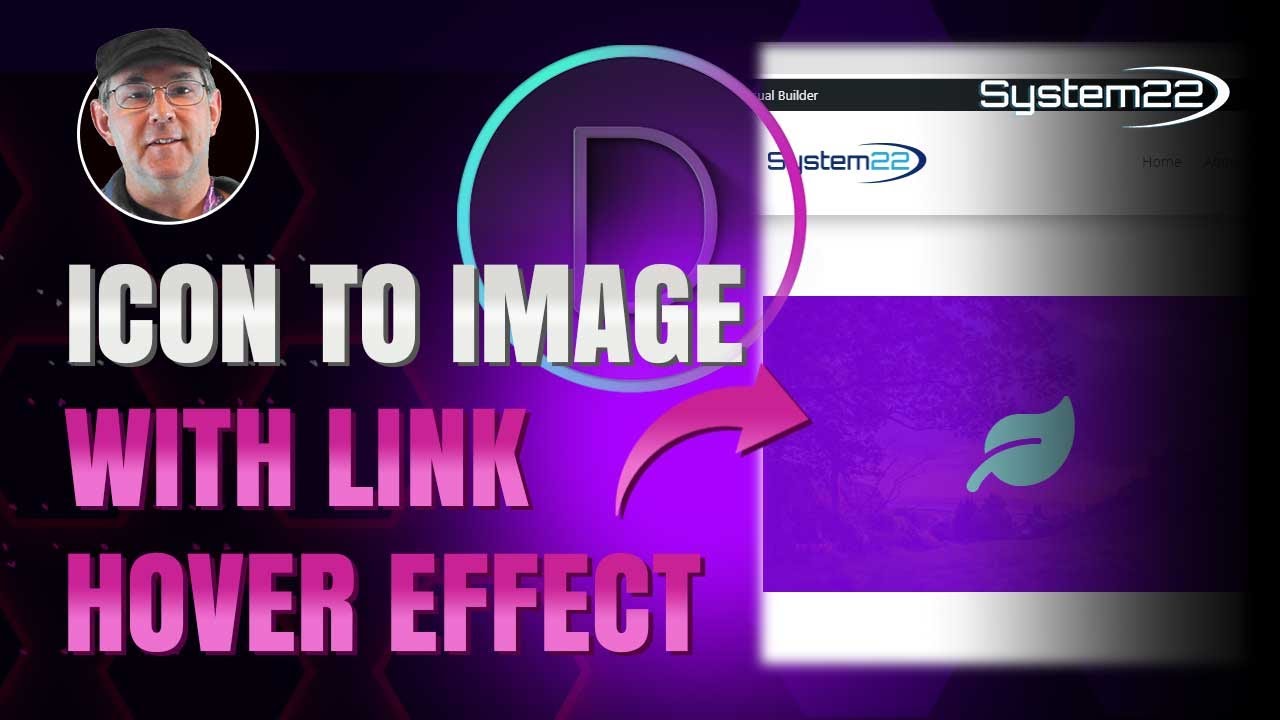 Divi Theme Hover Effects Icon To Image With Link 👍👍👍