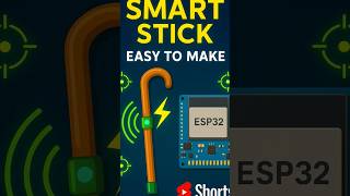 ESP32 Smart Stick You Must Try in 2025 🚀 #sih2025 #iot #electronic #shorts