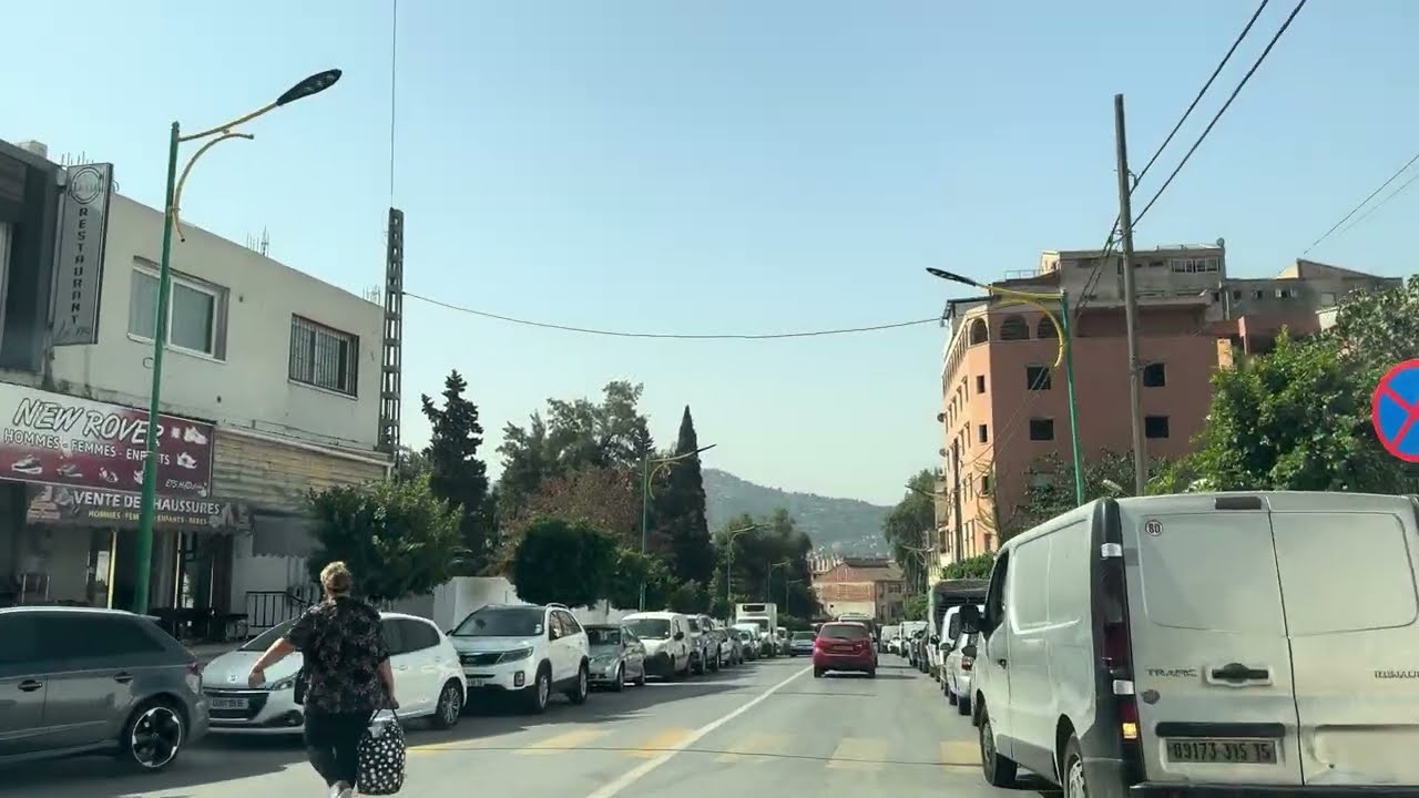 Tizi Ouzou city Tour 🚗(Thizi wazoo Thamethit- Kabylie -Algeria. August 8, 2024.