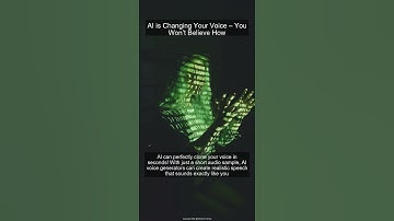 AI is Changing Your Voice – You Won’t Believe How #shorts #ai #artificialintelligence #technology