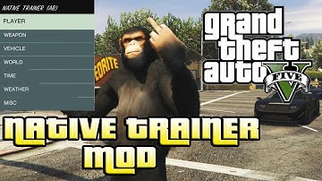 GTA 5 PC - Native Trainer [Mod Showcase]