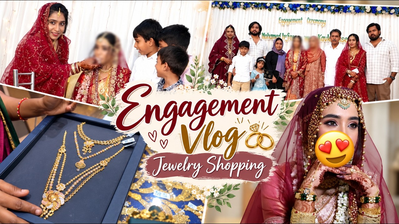 My Sister’s நிச்சயதார்த்தம் 💍 | Exclusive Engagement Vlog ❤️ Jewellery Shopping & Family Moments