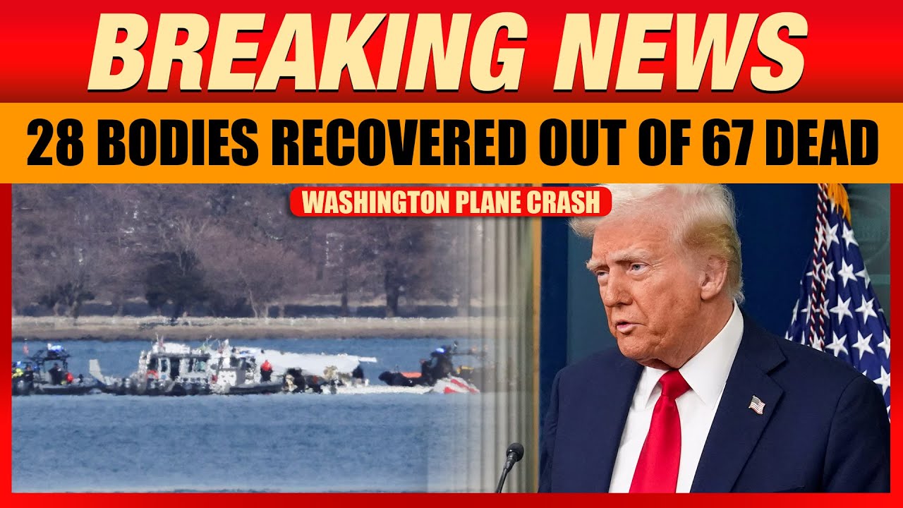Mid-Air Collision: 28 Bodies Recovered of 67 Dead in Washington Plane ...