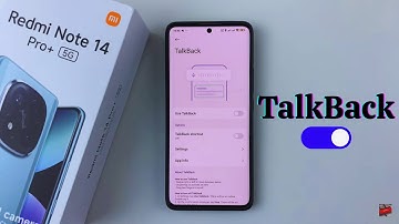 How To Enable TalkBack Feature On Redmi Note 14 / 14 Pro +