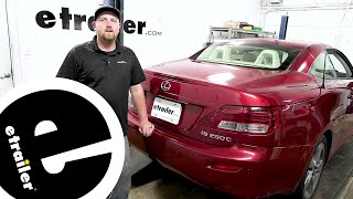 etrailer | Curt TConnector Vehicle Wiring Harness Installation  2010 Lexus IS 250