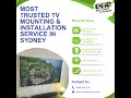 Most Trusted TV Mounting &amp; Installation Service in Sydney