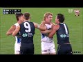 Jack silvagni reacts to late hit from jason hornefrancis  afl round 7 2022  carlton vs north