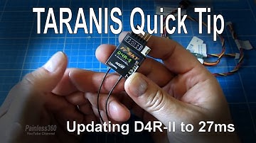 D4R-II Firmware Upgrade to 27ms - Full, simple overview and demo (USB cable from Banggood.com)
