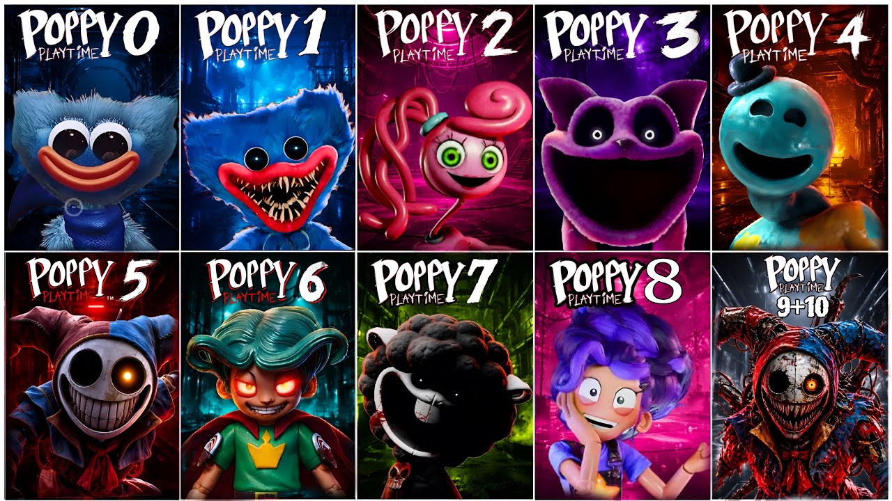 Poppy6 Poppy Playtime Chapter 6 – FULL Game Movie | Ch 0,1,2,3,4,5,6,7,8,9,10 ...