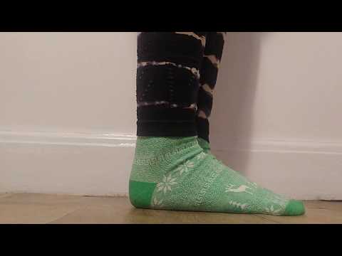ASMR | Slippers and socks stomps and running