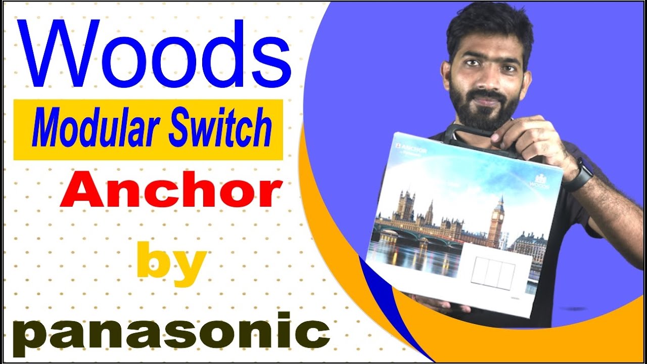 Woods Modular Switch Anchor by Panasonic II Anchor Woods Switch