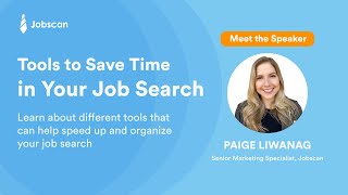 Tools to Save Time in Your Job Search screenshot 1