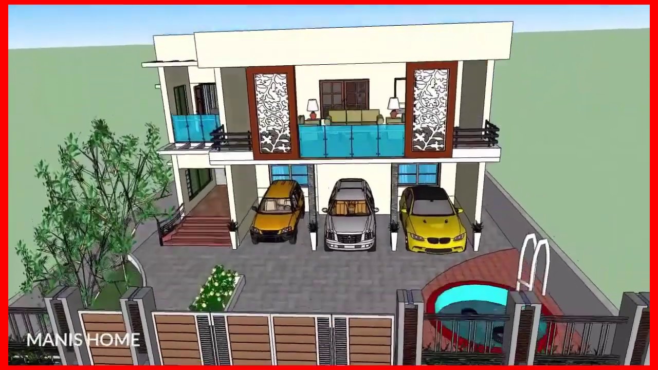  Desain  Rumah 5 Kamar  Dua  Lantai  YouTube