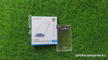 ORICO 2.5 Inch Transparent USB3.0 HDD/SSD Enclosure 2139U3-CR | Best HDD/SSD Enclosure Under 500