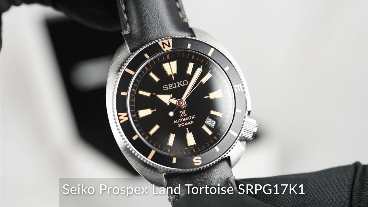 Seiko Prospex Land Tortoise SRPG17K1 - YouTube