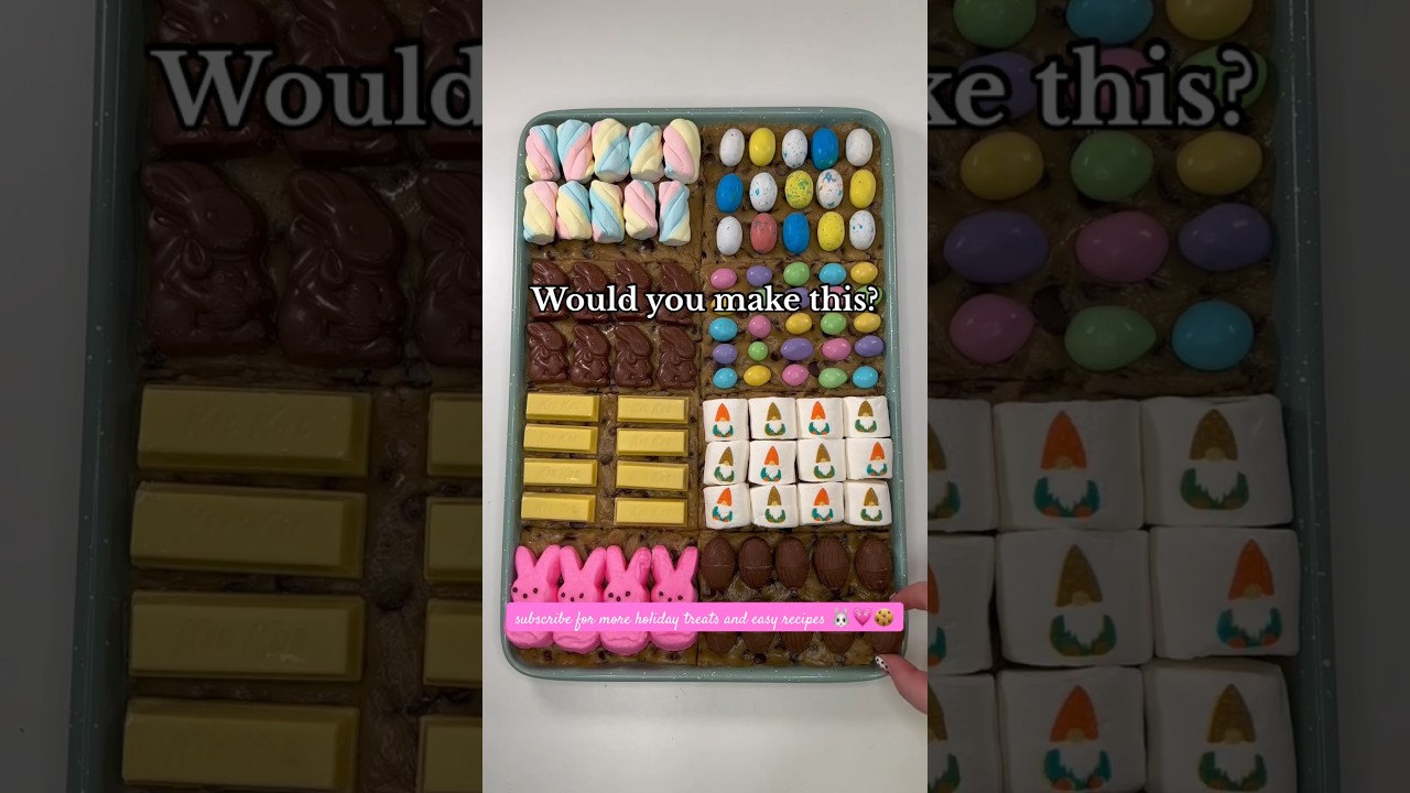 Easter Cookie Bars🐰🍪💗 