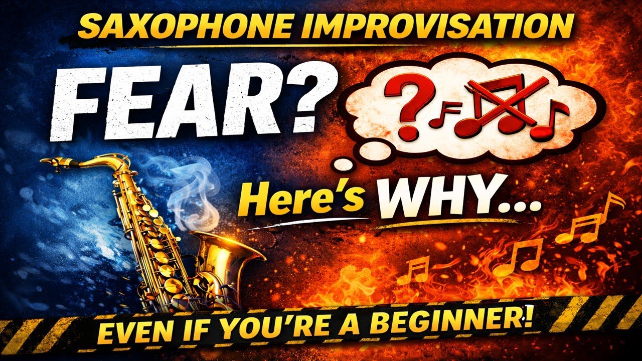 Saxophone Improvisation Fear? Here’s Why (Even If You’re a Beginner)