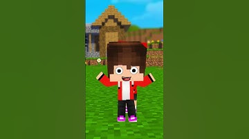 JJ, JJ s Sister and Mikey Showing Power Of Laugh #shorts #minecraft