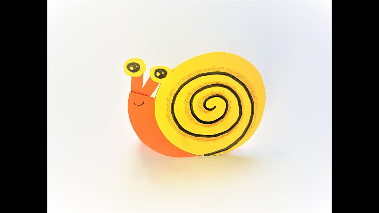 EASY PAPER SNAIL TUTORIAL DIY, Paper Crafts Activities and Ideas. YouTube
