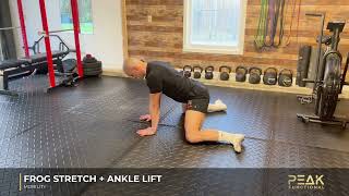 Frog Stretch + Ankle Lift | Improve Hip & Ankle Mobility