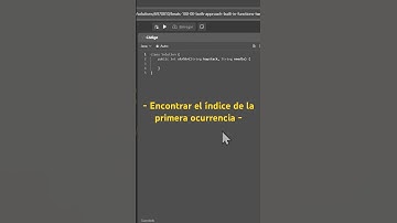Como Encontrar el índice de la primera ocurrencia en una cadena #asmr #java #developer #producer #ji
