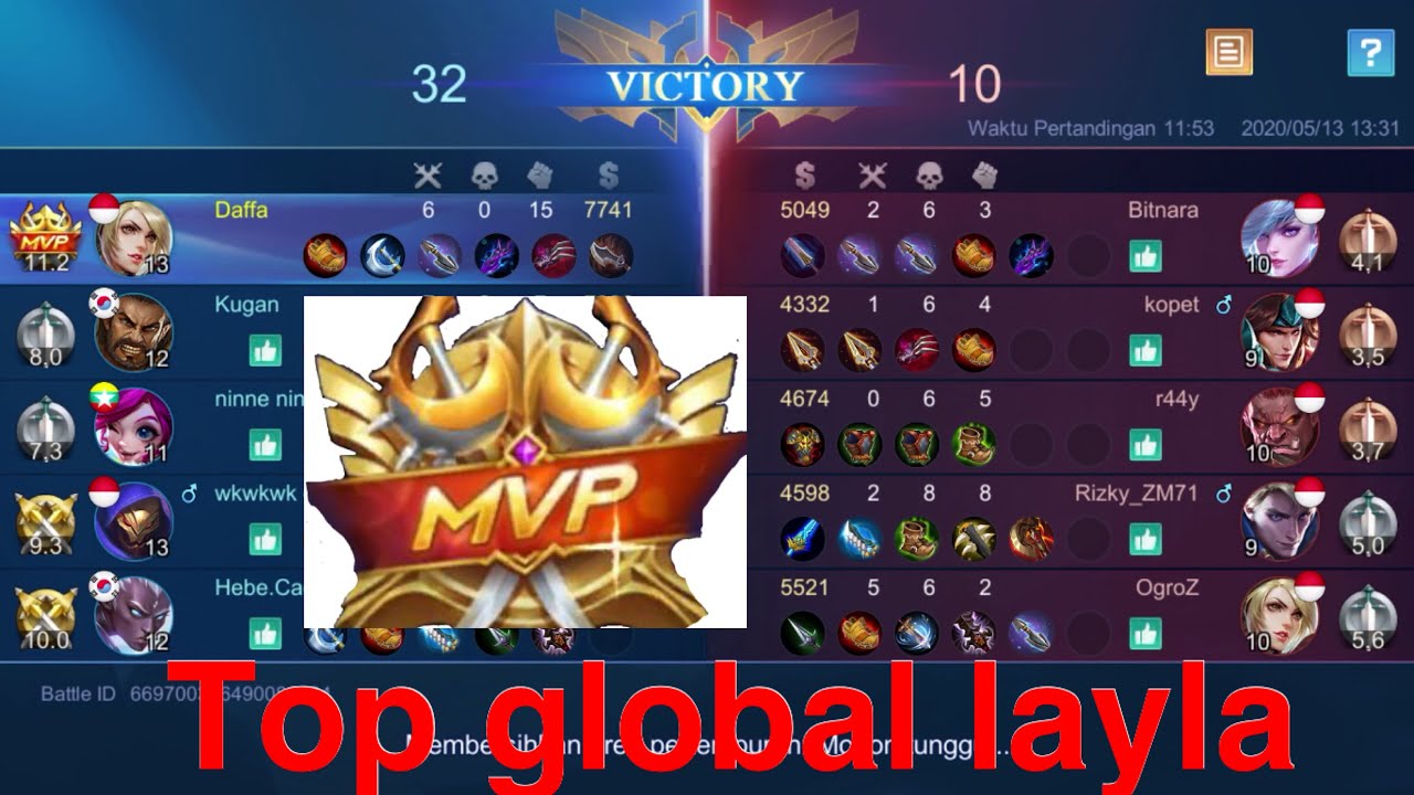 Begini cara jadi pro player layla di MOBILE LEGEND
