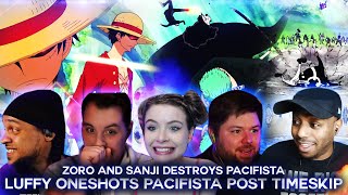 Luffy One Shots Pacifista Post Timeskip ! Reaction Mashup