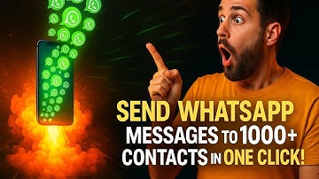 How to Send WhatsApp Messages to 1000+ Contacts in One Click | Chatspromo Tutorial