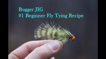 Wooly Bugger JIG, Best Beginner Fly Pattern - 1 Minute Tying Tutorial and Full SBS