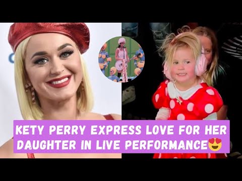 Katy Perry shouts out her daughter Daisy Dove Bloom 😍 at the final show