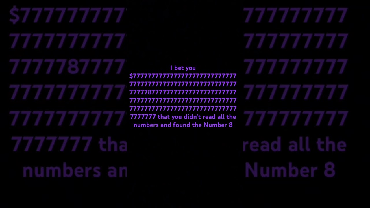 Did you find the number 8?? Let me know #entertainmentpurposes