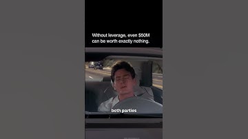 He explained LEVERAGE better than college professors