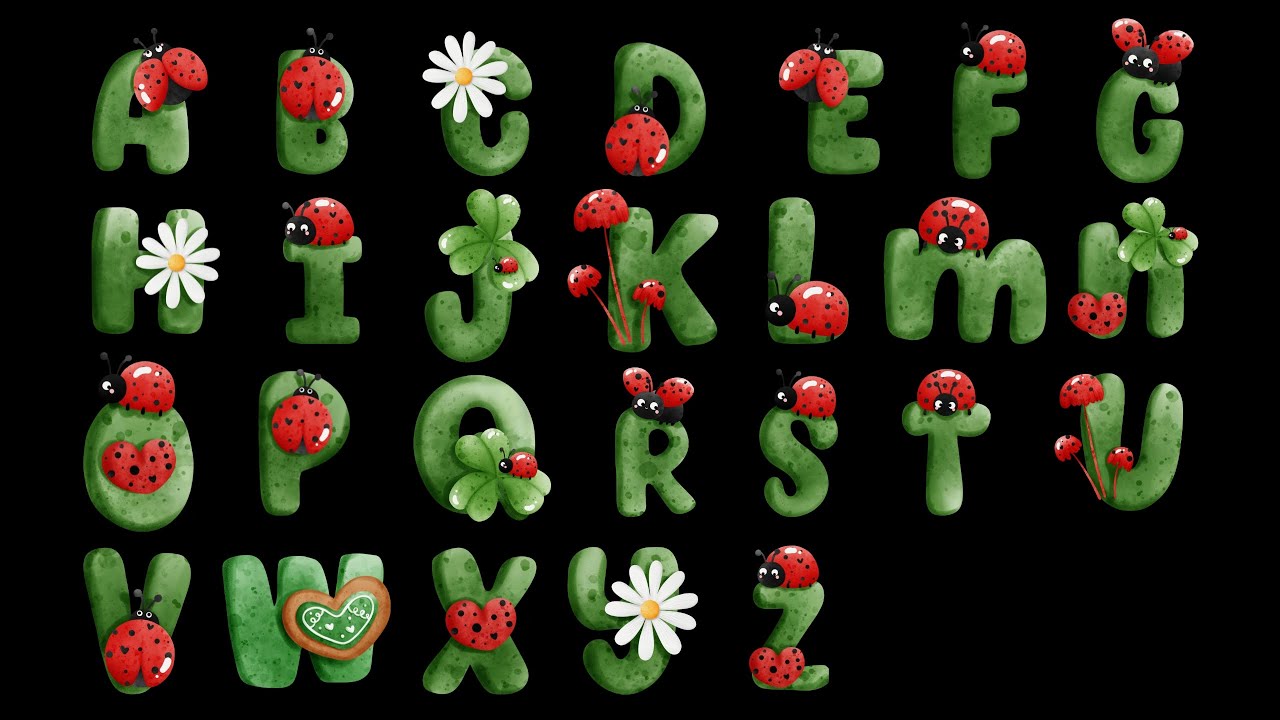 ABC Song with Ladybug Letters for Children | Learn Fun Alphabet for Toddles