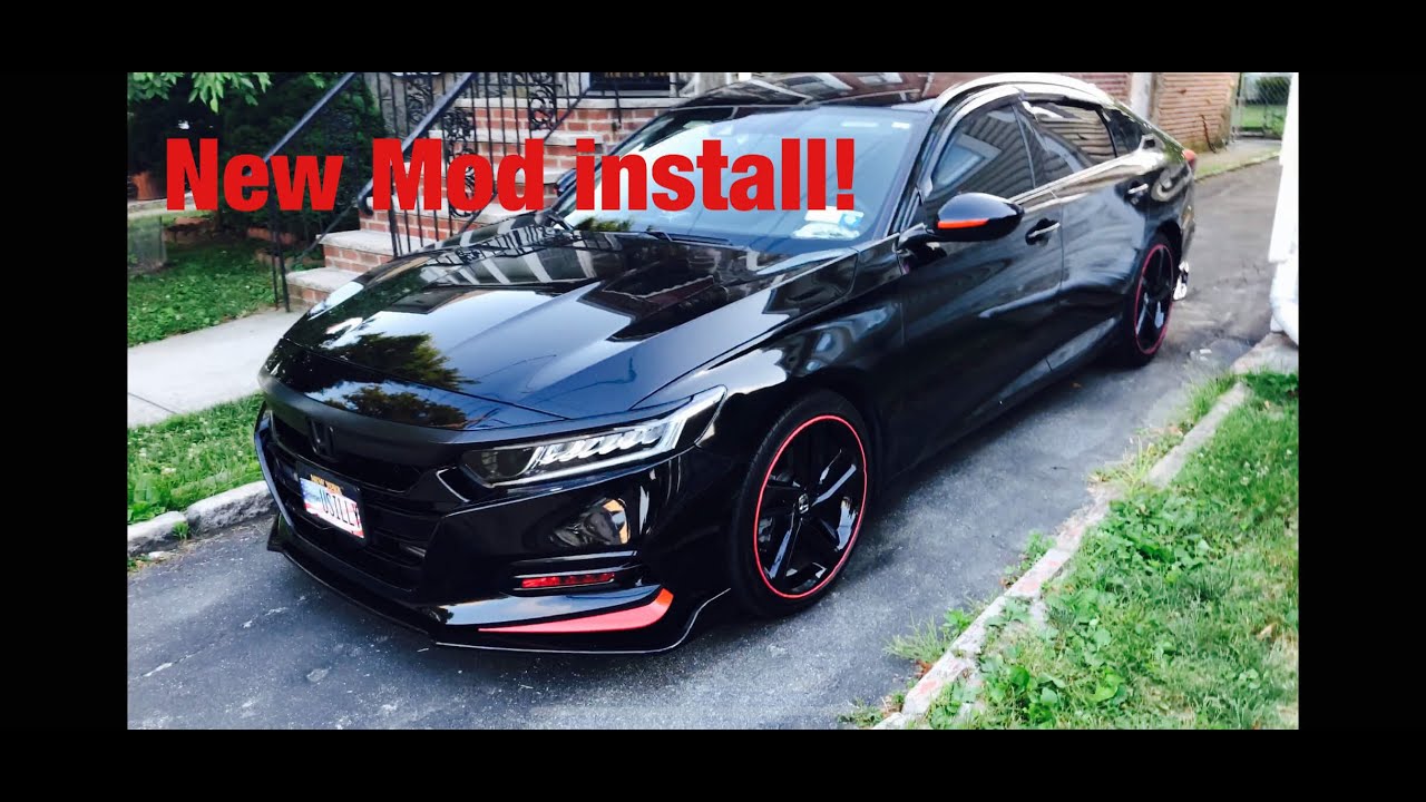 2019 2020 Honda Accord Sport new mod install - YouTube