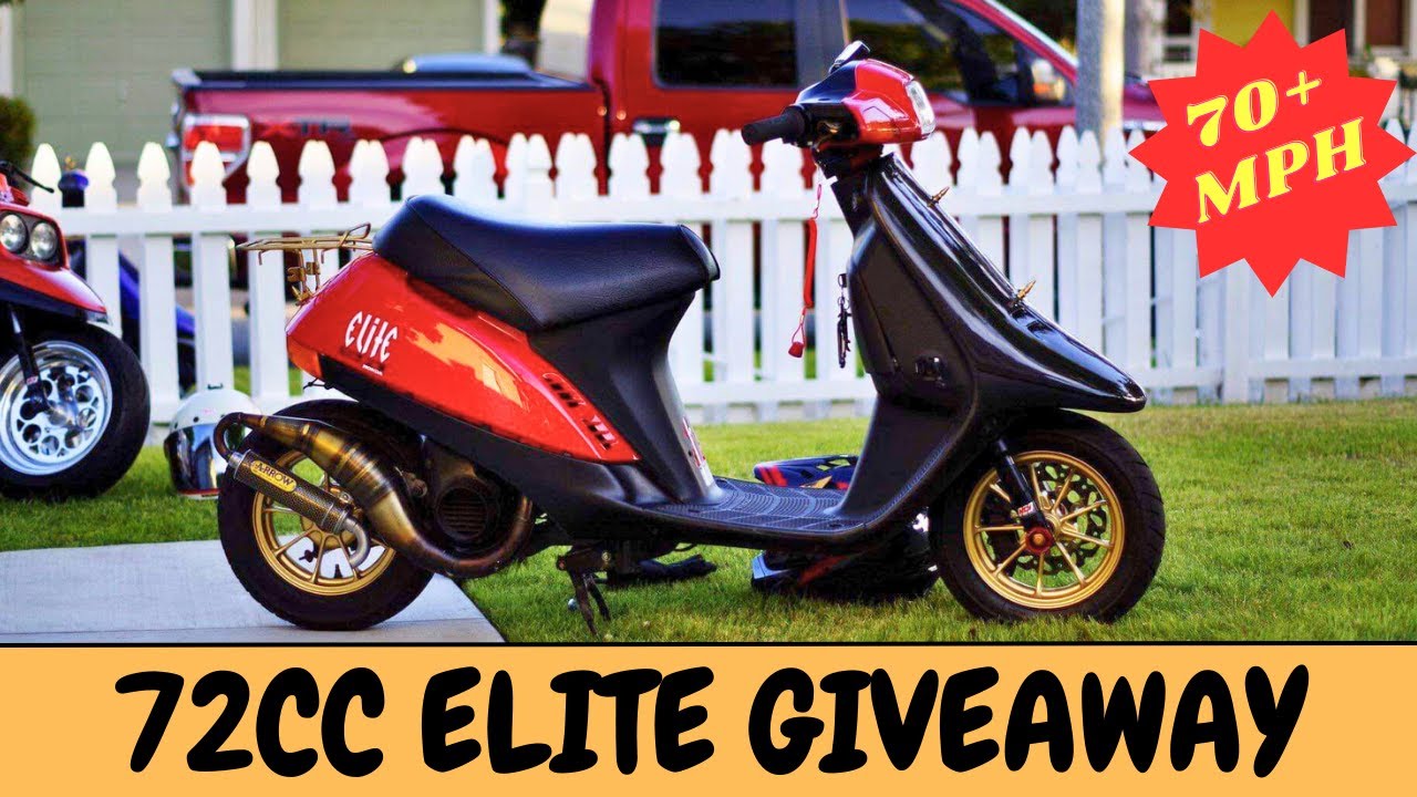 Honda elite scooter giveaway 70+mph!