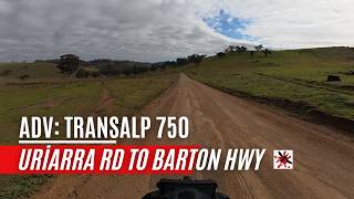 Uriarra Rd to Barton Hwy-Transalp ADV Moto Ride