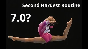 Qiu Qiyuan (CHN) 7.0 D-Score! Second Hardest Balance Beam Routine in the World!