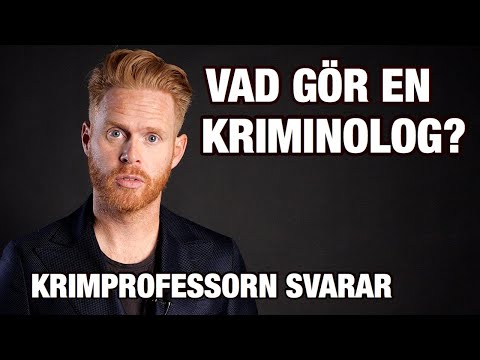 Video: Vad är en kriminologiexamen?