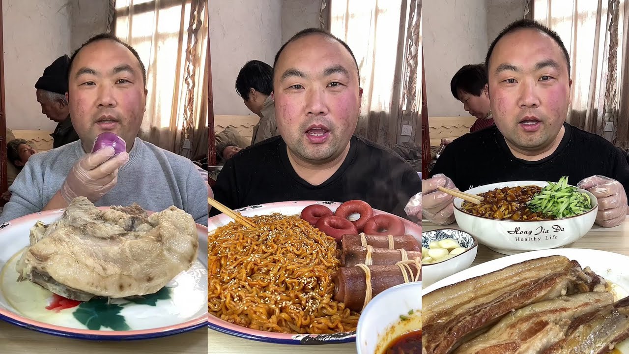 Yummy 443 Eat Chicken 🍗🍗, Meat ,Noodles Pepper ..