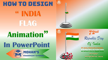 How to Design Indian Flag in PowerPoint || Happy Republic Day 2021|| Republic Day Wishes 2021