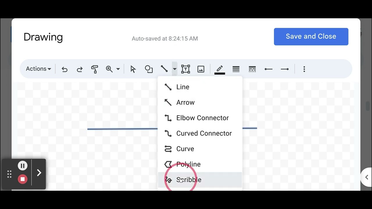 Drawing Waves Google Docs - YouTube