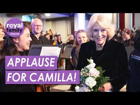Queen Camilla Enjoys a Stunning Orchestral Performance in London