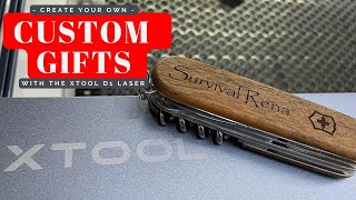 Engraving Custom Gifts - With the XTool D1 laser