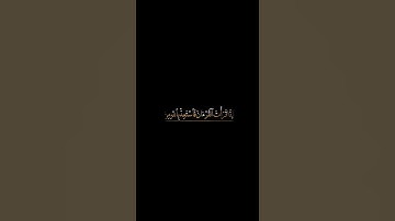 فإذا قرأت القرآن ماتيسر من سورة النحل القارئ عبدالرحمن مسعد كرومه شاشه سوداء قران