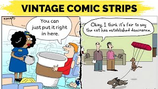 Vintage Comic Humor You'll Absolutely Adore 🤣 | Classic Cartoon Strips Collection